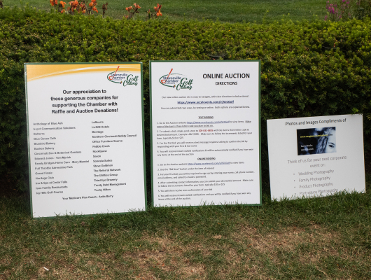 Golf Outing signs
